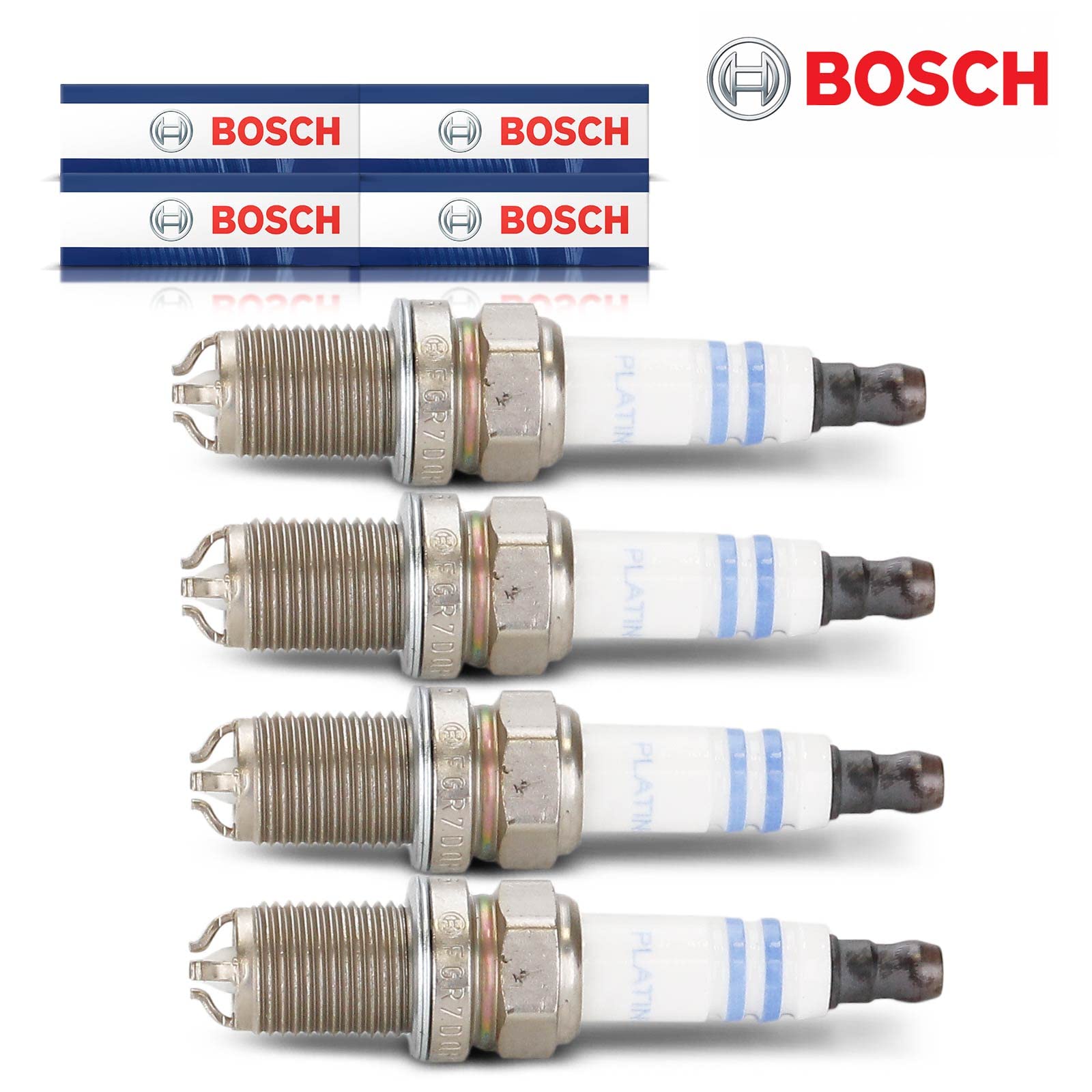 Amazon | BOSCH BMW純正 OEM スパークプラグ プラチナ4極 FGR7DQP+ (4